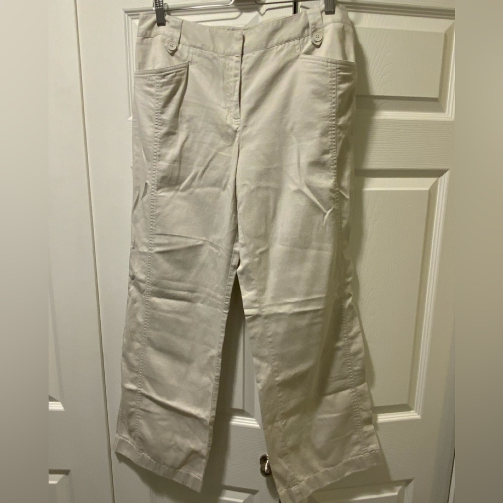 LOFT Off-White Trousers